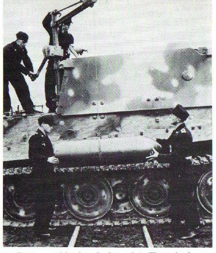 Sturmtiger lövedék becsörlőzése